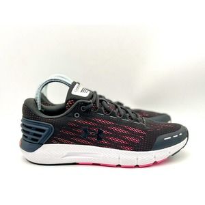 Under Armour Charged Rogue Women's Sneakers Black and Pink Size‎ 9 Shoes Running